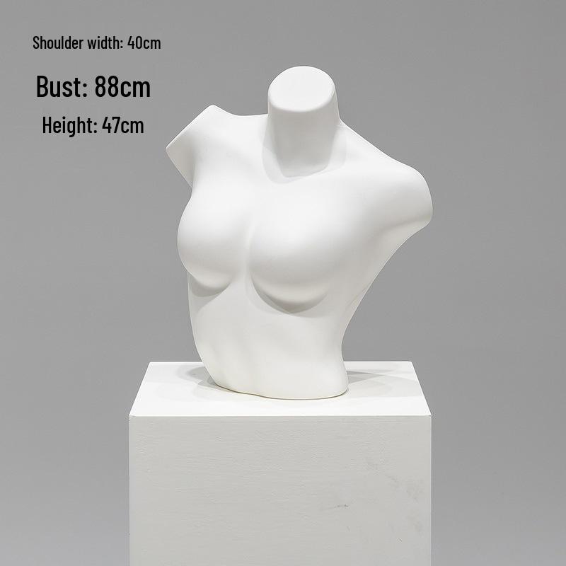 Unisex Torso Mannequin: Female & Male Underwear Display Stand
