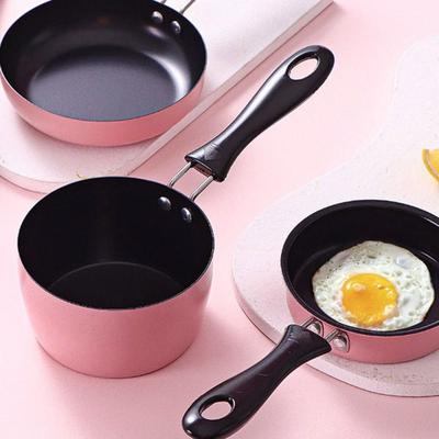 Universal Non Stick Milk Pan Deepened Mini Saucepan Small Capacity Frying Pan Induction