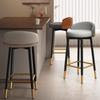 65cm Luxury Forged Iron Bar Stool - Simple Swivel Bar Chair for Home Kitchen Island & Counter, Bar Chairs, Nordic Bar Stool