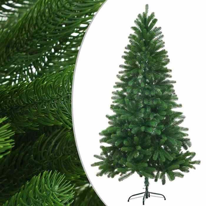 Exclusive House - Pre-lit Artificial Christmas Tree and Baubles 150 Cm Green