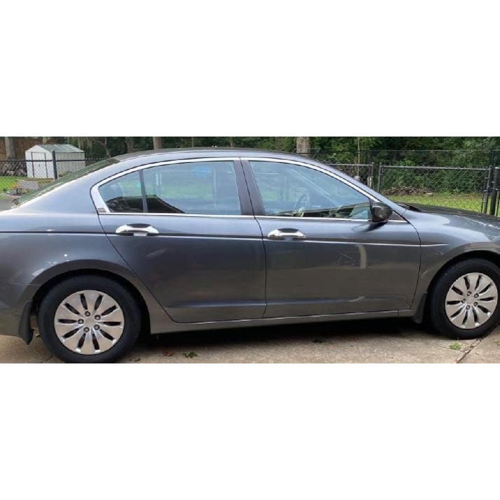 Compatible with(Just Overlay Stick on, NOT for SNAP in Replacement) 4 Chrome Door Handle Covers for 2008-09 10 11 2012 Honda Accord - Without