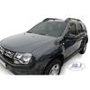 J&amp;J AUTOMOTIVE Déflecteurs d'air pour Dacia Duster 2010-2017 4pcs Fumé Acrylique renforcé - Installation facile