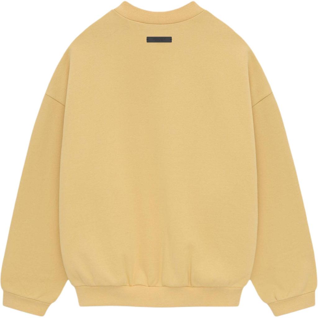 Fear of God Essentials Heavy Fleece Crewneck Amber Men Tops Yellow 192BT246233F