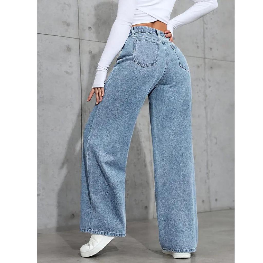 Women's Plus Size Stretch Denim Jeans with Rhinestone Embellishments
