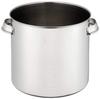 EBM 18-8 Kitchen Pot/Stock Pot, 20cm, with Handle, Silver