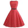 JPNTKY Fashion Summer Spring Sleeveless O-Neck  Casual Dresses
