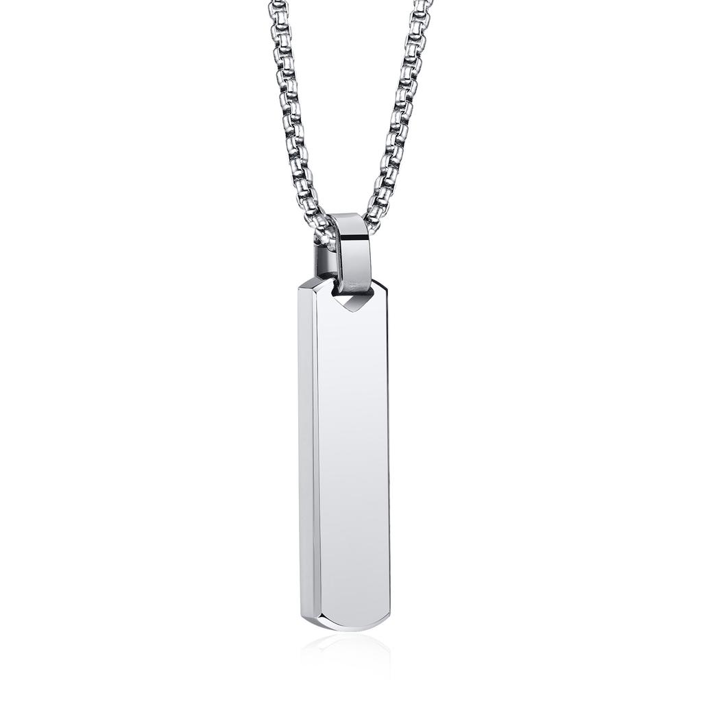 2pcs Vertical Layer Necklaces for Men Boys,Wateproof Stainless Steel Cuban Chain Collar,Stylish Men's Sweater Chain