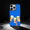 Beer Alcohol CHEERS Phone Case For iPhone 17,16,15,14,13,12,11 Plus,Pro Max,XS,Colored Silver Phone Case