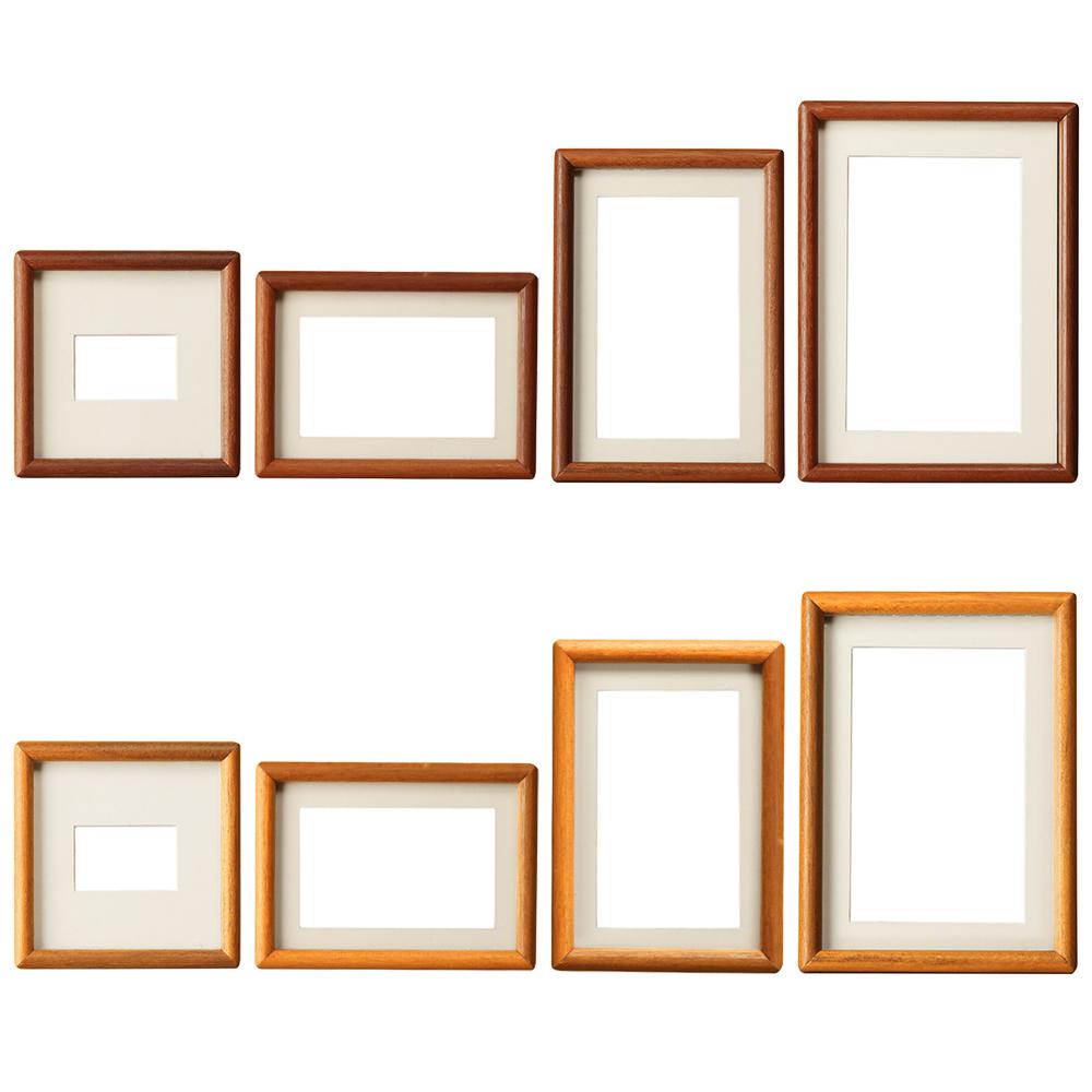 Echter Schwarznuss-Holz-Bilderrahmen Einfacher Bilderrahmen Neuer Zapfen-und-Schlitz-Bilderrahmen