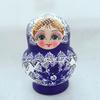 10Pcs/Set Russian Nesting Dolls Matryoshka Wooden Handmade Toy Craft Home Decor