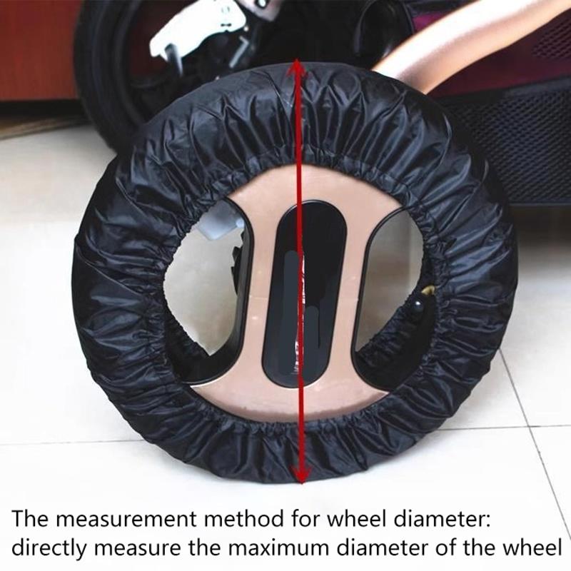 2Pcs/Set Baby Stroller Wheel Cover Dustproof Wheelchair Tire Protector Infant Pushchair Pram Wheel Anti-Dirty Case Acce