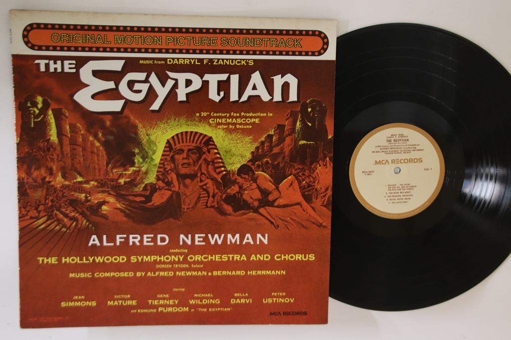 LP Schallplatte OST, ALFRED NEWMAN, BERNARD HERRMAN - Egyptian MCA2029 MCA 1978 US Soundtracks & Musicals Gebraucht
