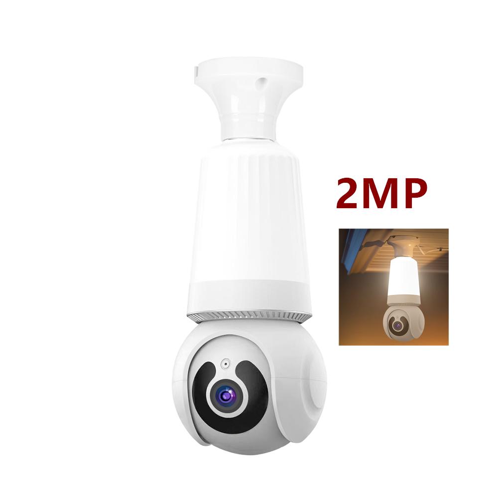 5MP CCTV Home Wireless WiFi Camera Bulb E27 Full Color Night Vision Automatic Tracking Security Camera for V380 Pro App