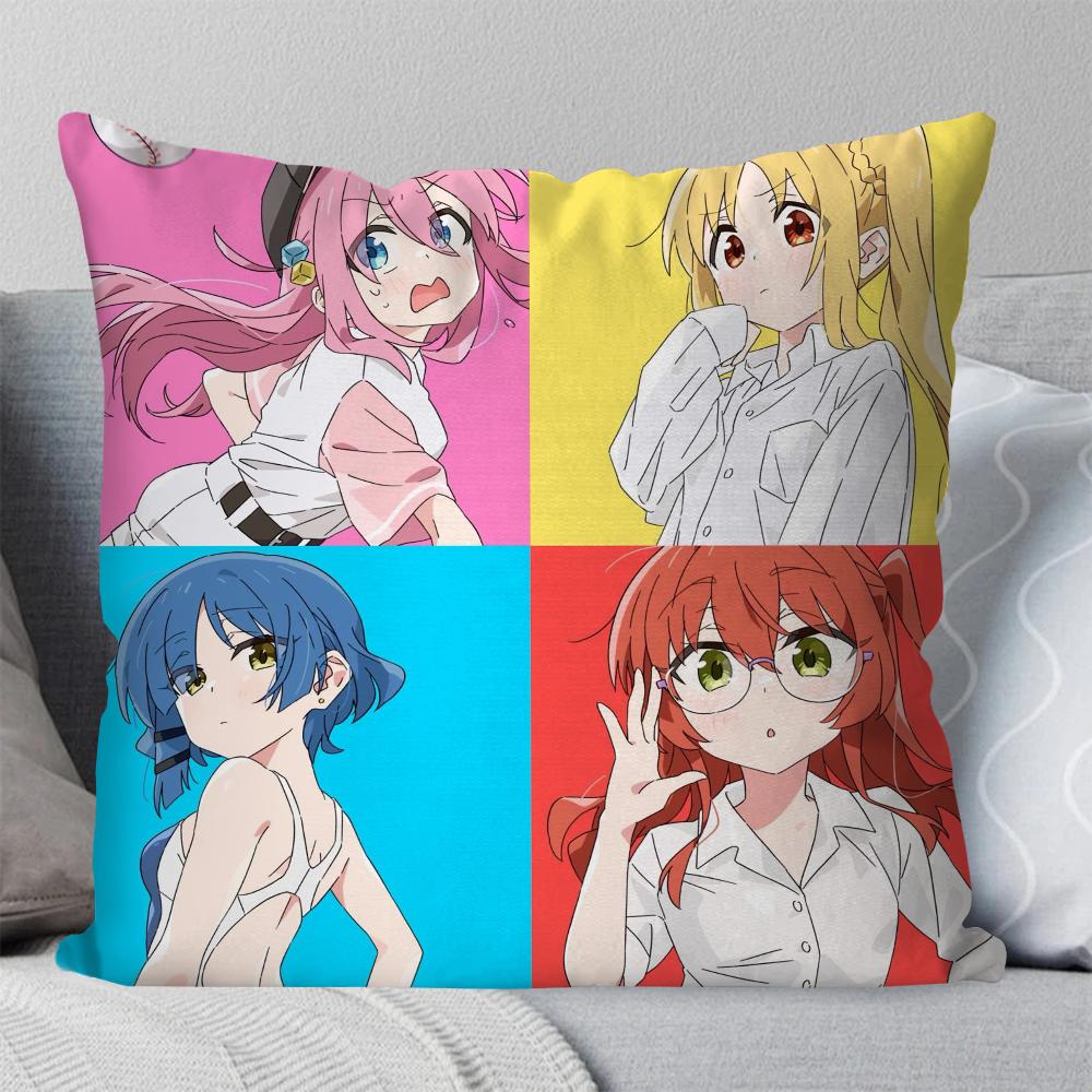 Animation Einsamer R-Rock Kissenbezug Quadratisches Kissen Schlafzimmer Sofa Freizeit Komfort Kissen Auto Wohnzimmer Heimdekoration 40X40