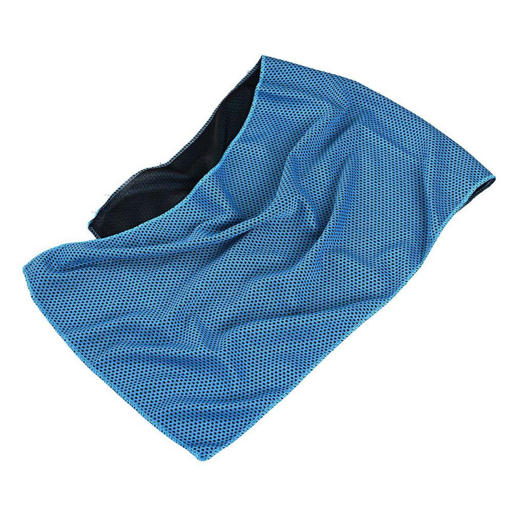 

Охлаждающее полотенце быстросохнущее для бега плавания 30*100cm светло-синий
