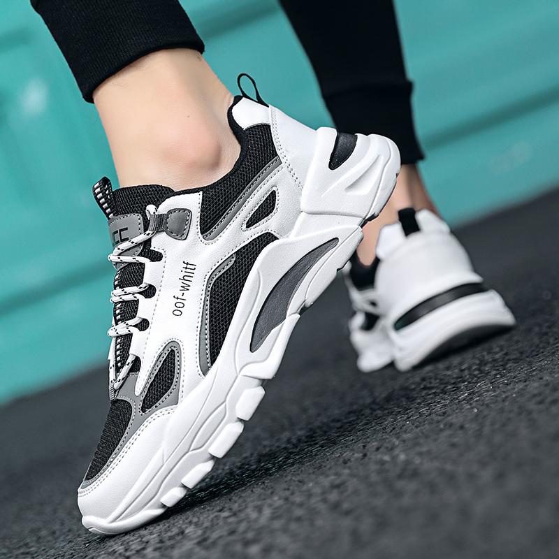 Men's Breathable Mesh Casual Sports Shoes Four Seasonal Outdoor Soft Sole Comfort Running Shoes Student Walking Shoes Sneakers