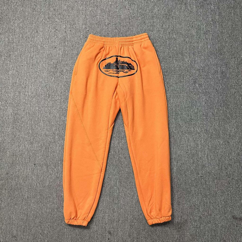 Alcatraz Ship Black Print Hip Hop Hoodie & Seven-Color Sweatpants Set