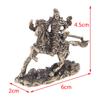 Brass God Of Wealth Riding Horse Guan Gong Statue Home Decoration Accessories