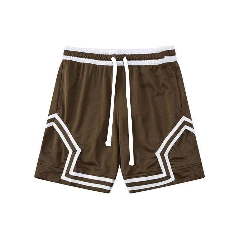 New Summer Fashion Vintage Style American Loose Basketball Shorts Adult Athletic Unisex Basketball Quick-drying Short Pants
