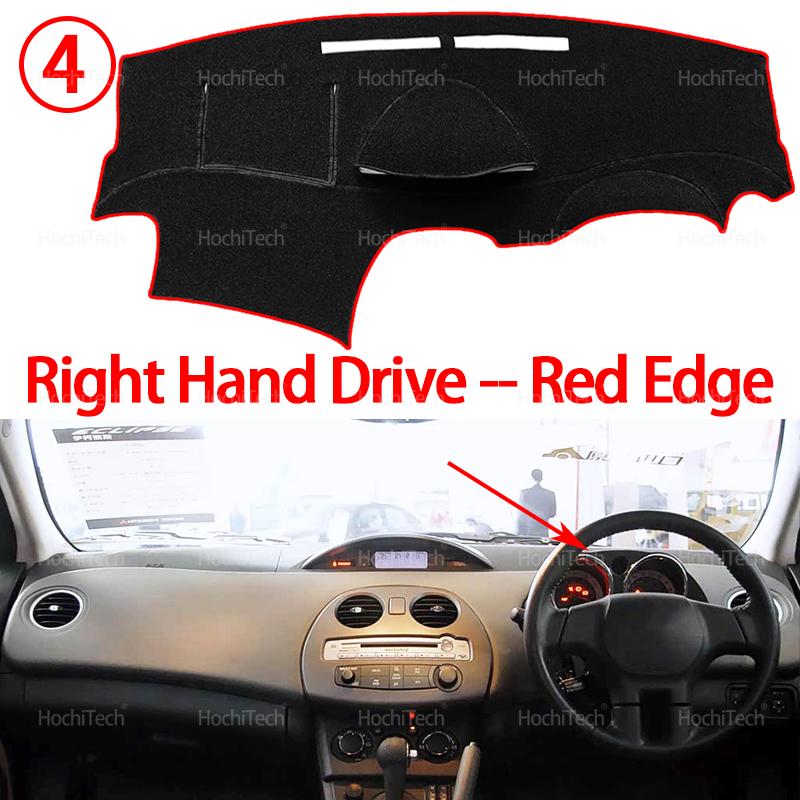 Dashboard Cover Avoid Light Pad Instrument Platform Cover Mat Carpet Accessories for Mitsubishi Eclipse 4Gen DK2A DK4A 2006-2012