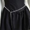 Shimmering Waist Chain for Female Fashion Pearl Wedding Chain Decorative Chain Belt Party Waistband Waist Accessories