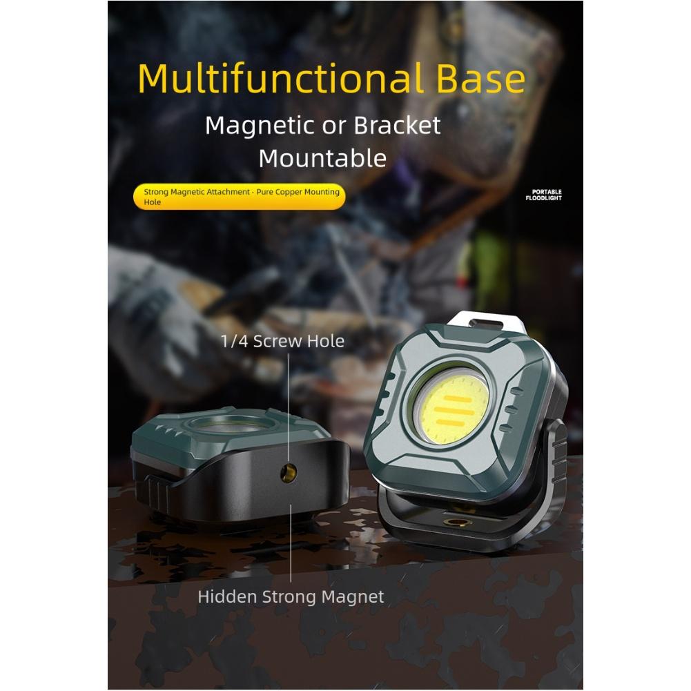 For Camping Magnetic Work Light Adjustable Brightness Light Task Lighting