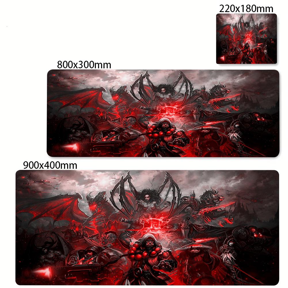 Large Gaming World of Warcraf Mouse Pad Office Computer Keyboard Mousepad PC Gamer Mouse Mat Laptop Mat Non-slip Rubber Deskmat