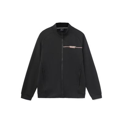 Letter Print Zip-Up Stand Collar Jacket Men Outerwear AWDR439-1