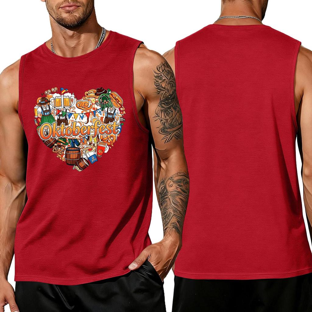 Men's Sleeveless Tank Top Summer Casual Loose Fit Muscle Shirt Lightweight Breathable Fabric Comfortable Daily Wear