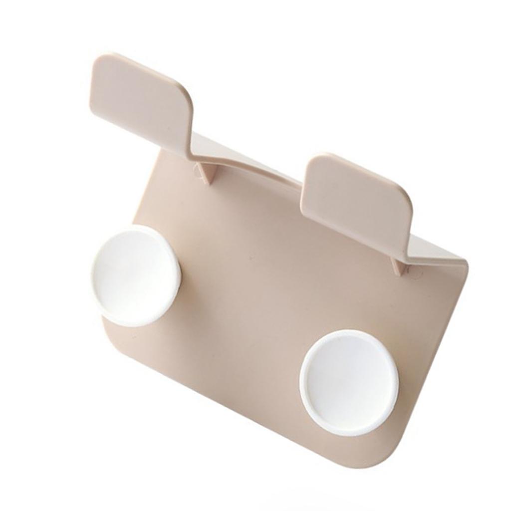 Hair Dryer Holder Wall Mounted Hanger No Punching Bathroom Storage Organizer Rack