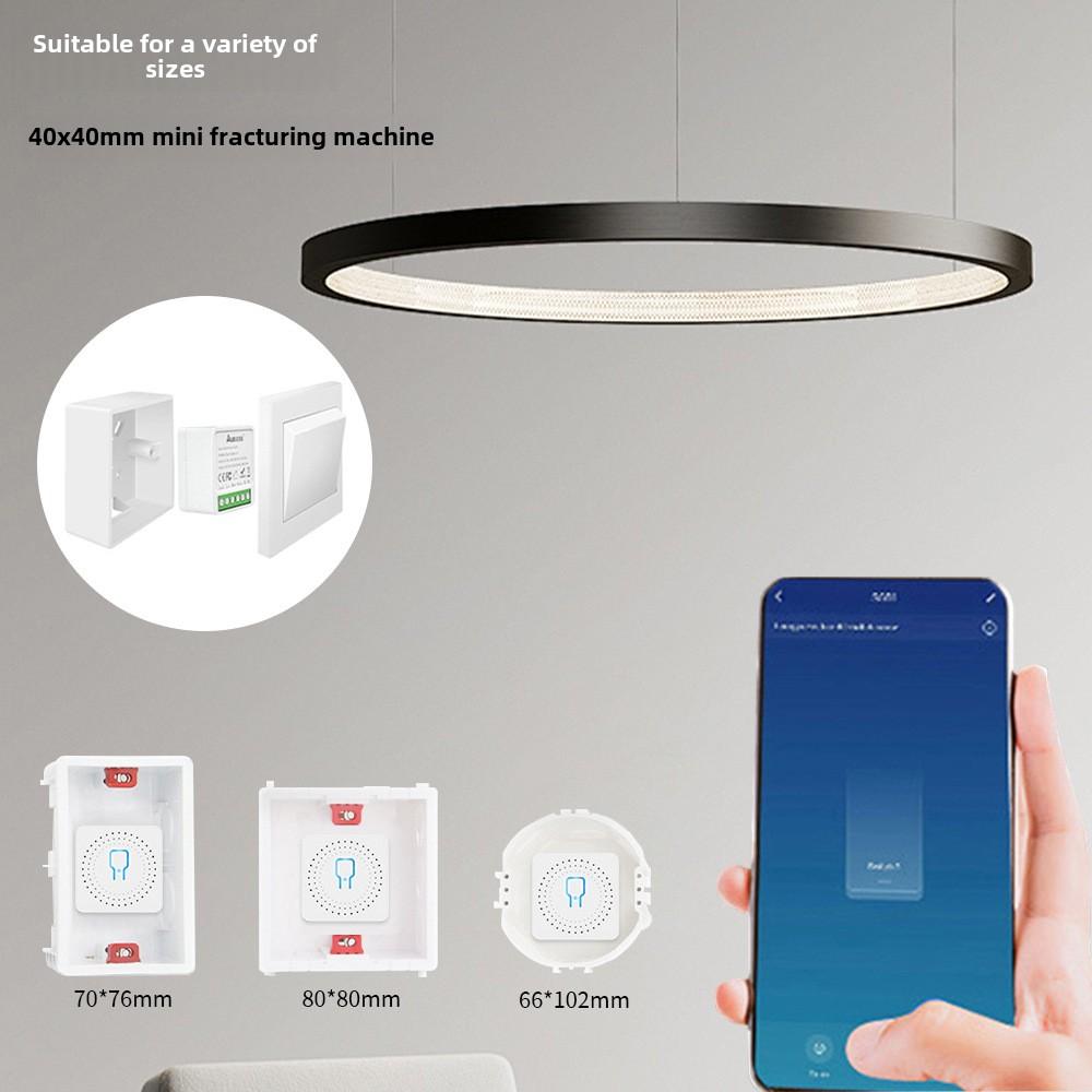 Tuya ZigBee Smart Switch, Mini One-Way Wireless Light Switch for Smart Home Automation, Compatible with Smart Life App