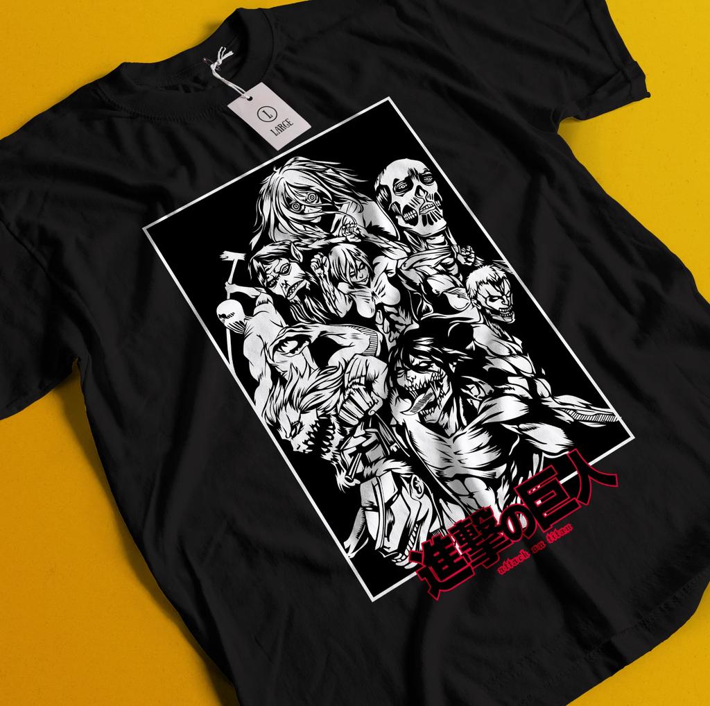 Tričko Demon Slayer Tričko Tanjiro Tričko Zenitsu Tričko Muzan Tričko Doma Tričko Inosuke Tričko Nezuko
