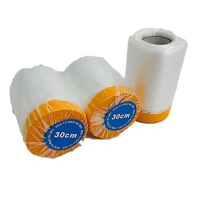 ST TS Masking Tape with Protective for Car Wall Protective Protective Vinyl Tape 30cm Wide X 20m Film, 3-Pack Roll, Painting, Painting, Sheeting,