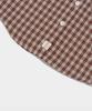 CARGOBROS FOR WOMAN Mare Crop Check Shirt (Brown)