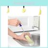 Plastic Cup Brush With Bent Handle For Glassware And Bottle Maintenance