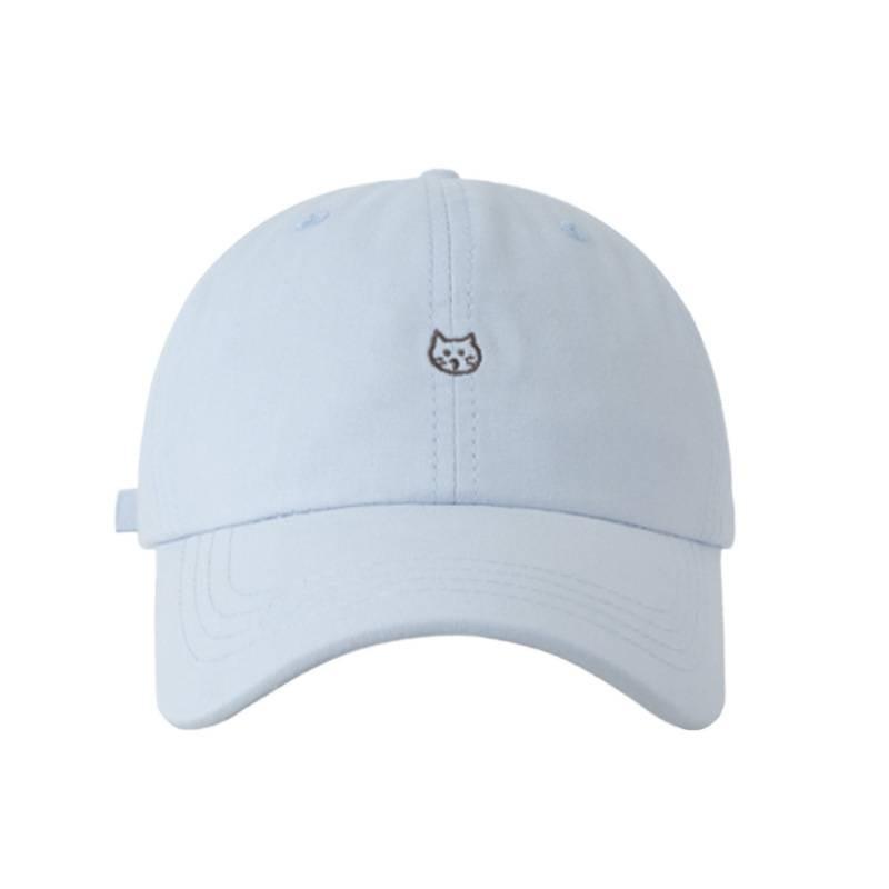 Cat Embroidered Baseball Cap With Sun Protection And Breathability For Spring Summer Casual Wear
