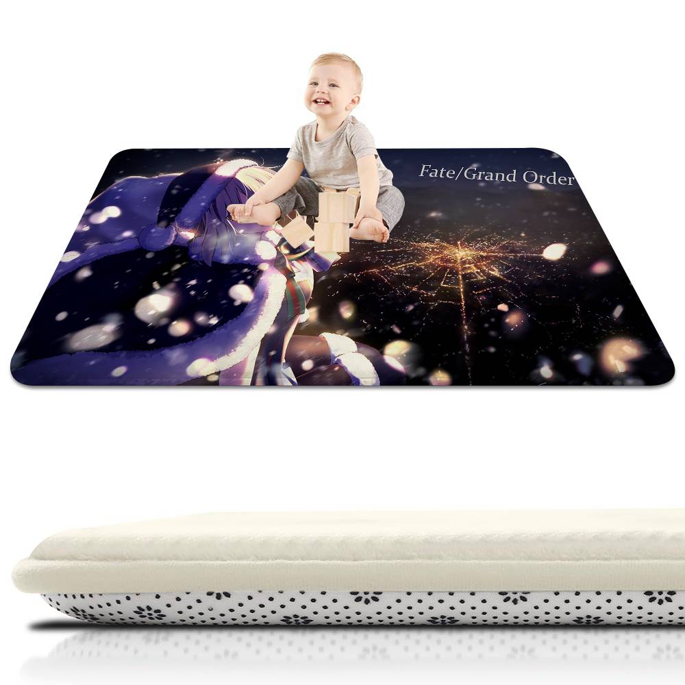 Anime F-Fate Stay Night Floor Mat Bathroom Absorbent Mat Simple Door Dirt-resistant Mat Home Kitchen Mat Foot Mat Entry Mat