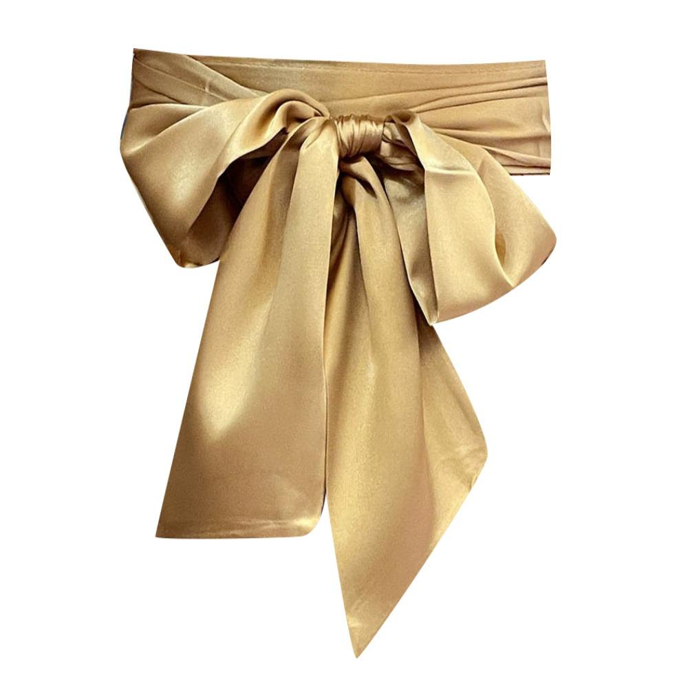 Ozdobná mašličková látka Stuha Cummerbunds Šněrování Pásek pro ženy Lady Girl Svatební