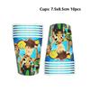 51pcs Toy Story Party Tableware kit Include Plates Cups Napkins Tablecloth