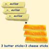 Butter Stick Squishy Toy Slow Rising Squeeze Toy Butter Bar Brick Squishy Fidget Toy Anti Stress Release Hand Relax Gift Toy