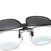 New Retro Clip-on Sunglasses TR90 Clip-on Eyewear Driving Sunglasses with Sunshade Lenses Eyeglasses Universal