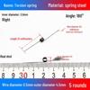 Torsion Spring Steel 0.3-3.0 for 90/180° Clip Trash Can