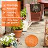 Planter Insert Disc Round Planter Insert with Drainage Holes Reusable Plant Pot Insert Use Less Potting Soil for Tall Flower Pots