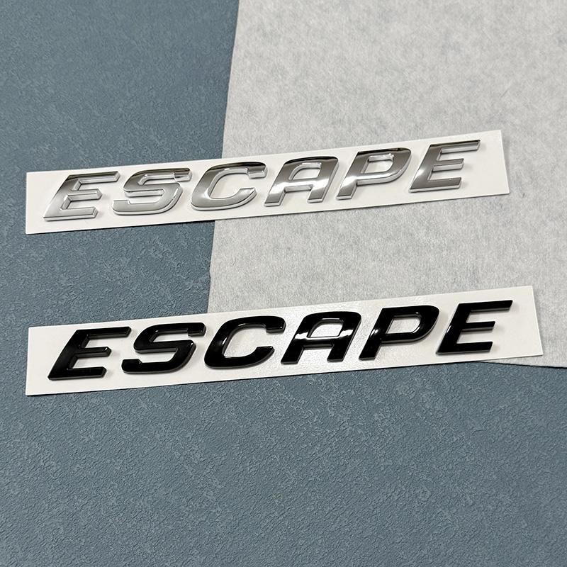 AAYT1 1pcs 3D ABS high quality ESCAPE car Emblem Fender side Rear tail trunk badge sticker Decal styling auto Accessories