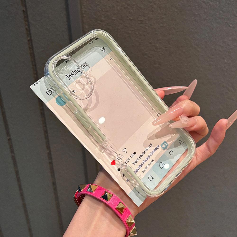 

Luxury Transparent Candy Phone Case For iPhone 16 15 14 13 12 11 Pro Max Plus Clear Shockproof Bumper Back Cases Cover iPhone 11 зелений