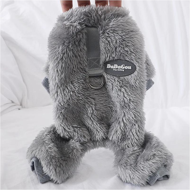 Dog Sweaters for Small Dogs Winter Pet Clothes Boy Girl Fleece Puppy Pajamas Doggie Outfits for Chihuahua Yorkie Cat Apparel