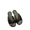 Summer New Women's Shoes 2024 Fashionable Women's Flat Shoes Solid Color Daily Style Cloth Bow Decorated Women's Slippers