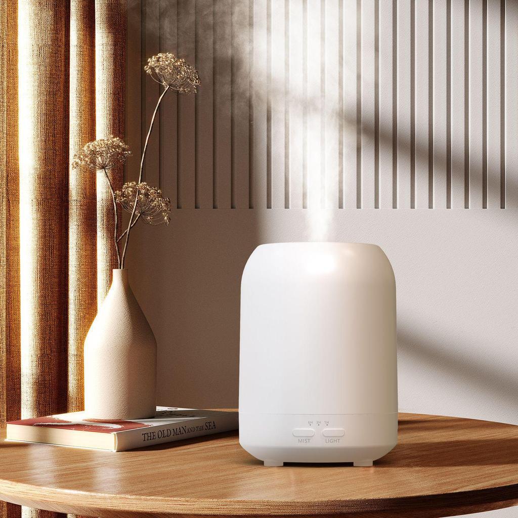 Aromatherapy Mini Humidifier with Warm Night Light - Ideal for Home or Office