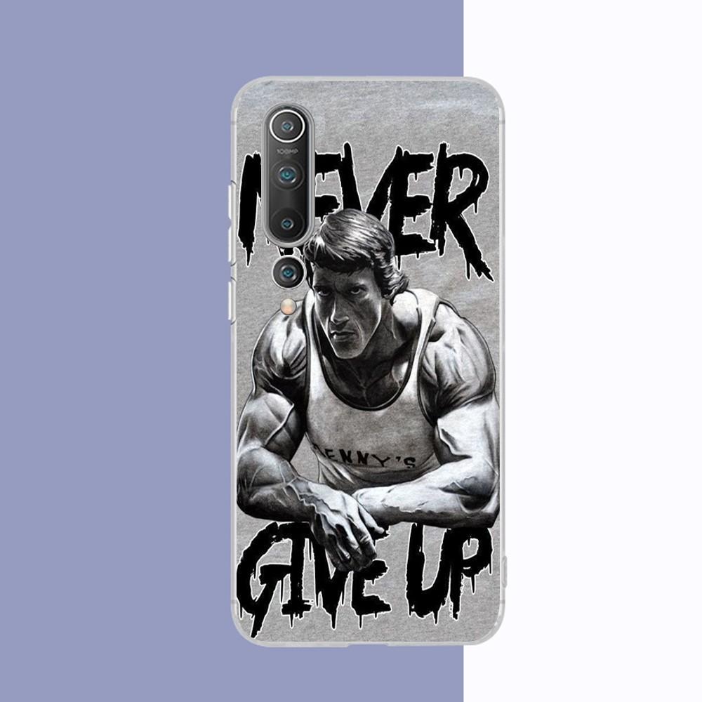 Gym Fitness Bodybuilding Phone Case for Samsung S21 A10 for Redmi Note 7 9 for Huawei P30Pro Honor 8X 10i Cover