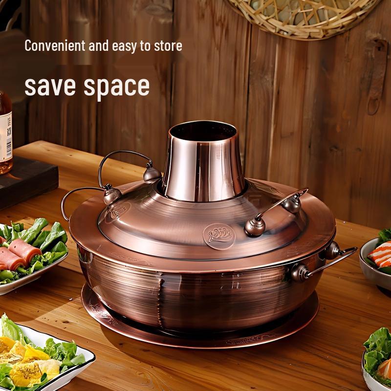 Old Beijing Copper Charcoal Hot Pot